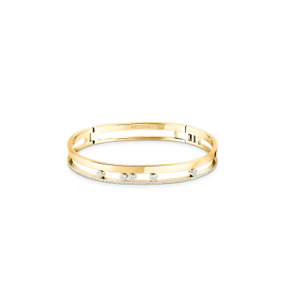 MESSIKA MOVE ROMANE BANGLE YELLOW GOLD DIAMOND BRACELET 06514-YG